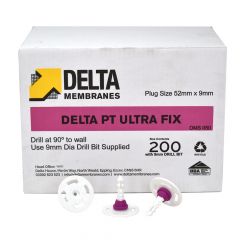 Delta PT Ultra Fix Plugs With Grommet - 200 inc 9mm drill bit